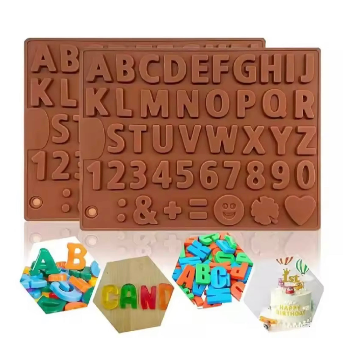 3D DIY Silicone Alphabet Number Chocolate Mold, Cake Decoration Tools 3D DIY Silicone Alphabet Number Chocolate Mold, Cake Decoration Tools